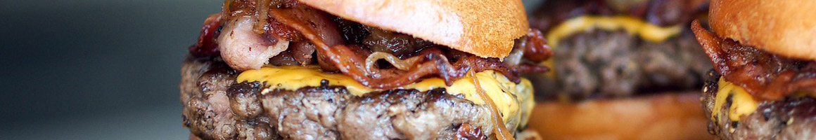 Eating American (Traditional) Burger Sandwich at Mama Vicki's Coney Island restaurant in Port Huron, MI.